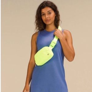 NWT Lululemon Everywhere Belt Bag Crossbody Extended Strap Neon Yellow FZAP